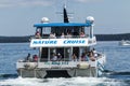 Bay King III Nature Cruise heading out in Bar Harbor, Maine Royalty Free Stock Photo